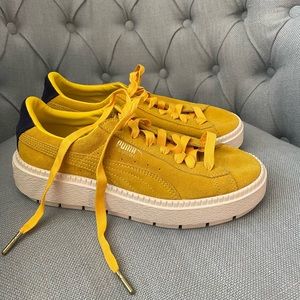 Yellow Platform Puma Shoes